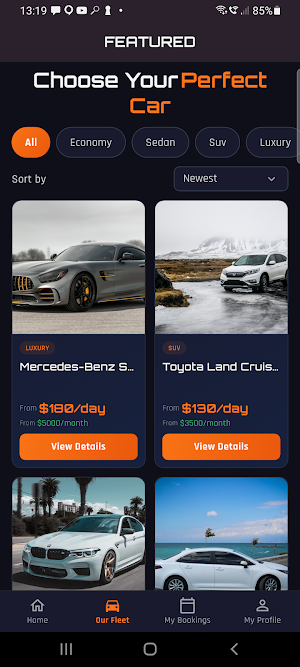 Best Star: Car Rental Screenshot 1