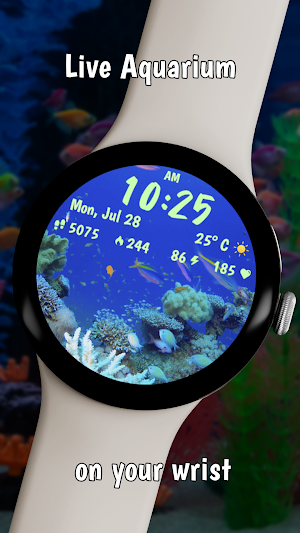 Live Aquarium Watchface Screenshot 1
