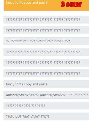 fancy fonts copy and paste Screenshot 2