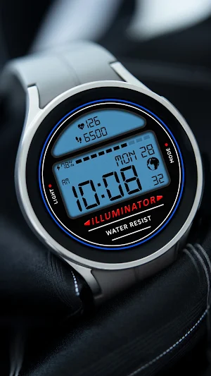 DIGI ILLUMIN URX85 Watch face Screenshot 3