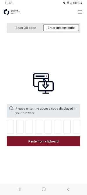 HCOB Portal Screenshot 1