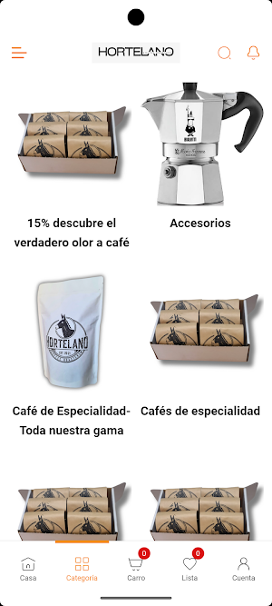 Hortelano Coffee Roasters Screenshot 1