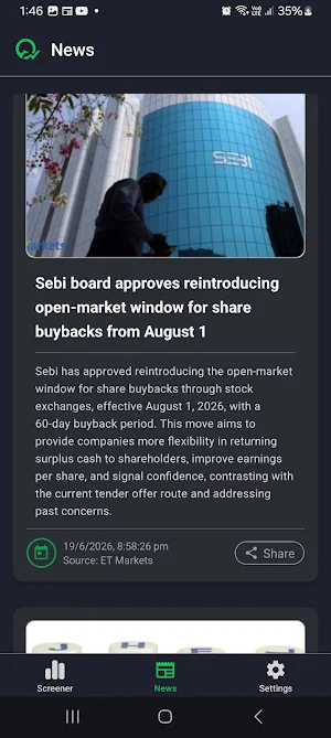 Quantaroo – Markets & News Screenshot 1