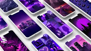 Purple Aesthetic Wallpaper Screenshot 0
