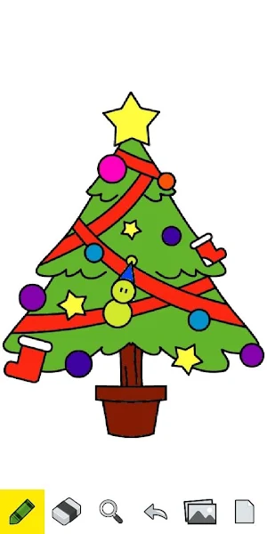 Christmas Coloring Book for Ki Screenshot 2