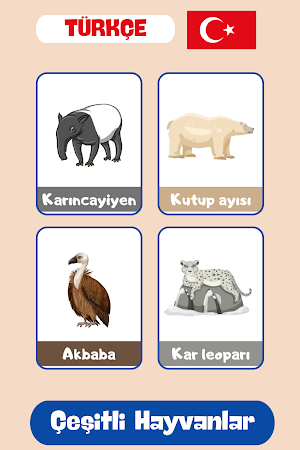 Hayvanlar Bilgi Kartları Screenshot 3