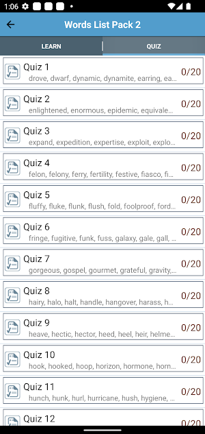 5000 GRE Vocabulary Screenshot 2
