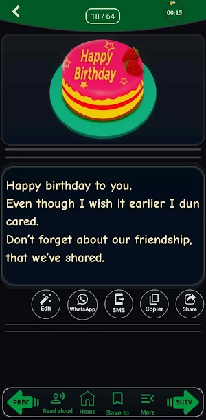 Messages Happy Birthday wishes Screenshot 3