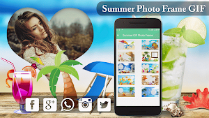 Summer Photo Frame Editor Screenshot 1