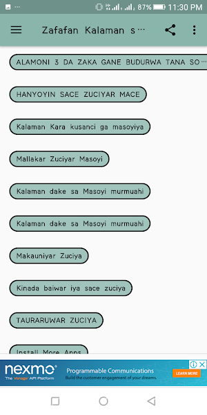 Samfuran Kalaman Soyayya Screenshot 1