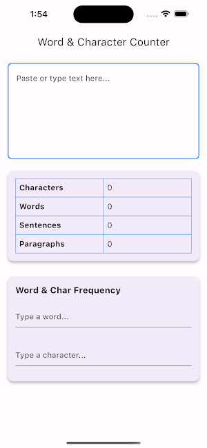 Word & Character Counter Screenshot 3