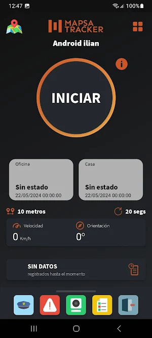 MAPSA Tracker Screenshot 2