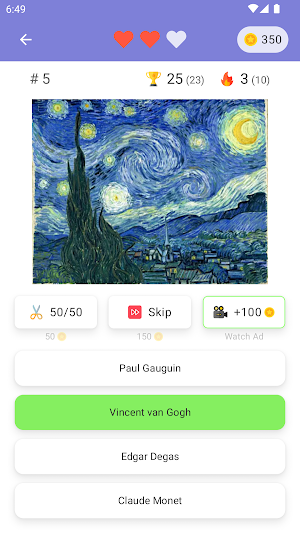 Art Quiz: Guess the Artist Screenshot 0