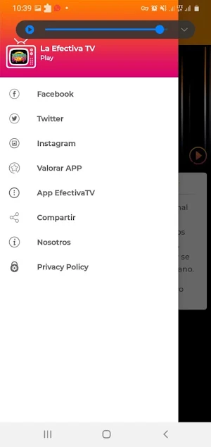 La Efectiva TV - Videos y Programas en vivo Screenshot 1