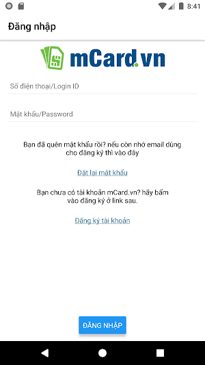 mCard.vn Screenshot 0