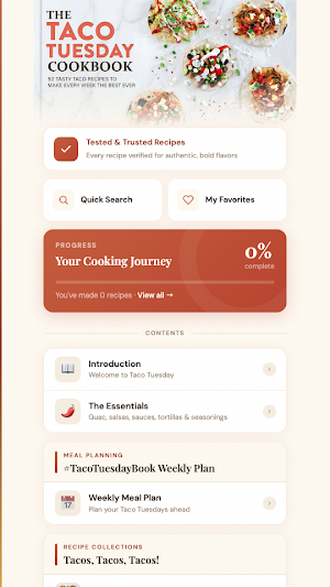 Taco Tuesday - Taco Recipes Screenshot 1