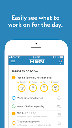Healthy Steps Nutrition Screenshot 1