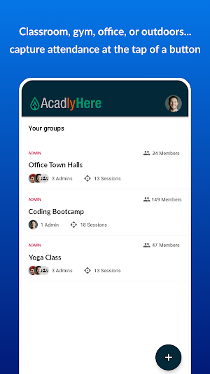 Acadly Here - Auto Attendance Screenshot 1