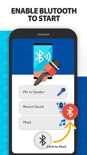 Bluetooth Mic to Speaker Live Screenshot 0