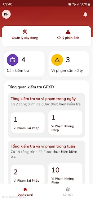 Dashboard Buôn Ma Thuột Screenshot 0