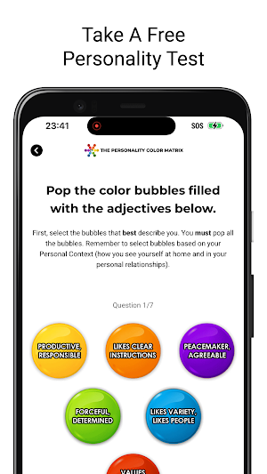 The Personality Color Matrix Screenshot 1