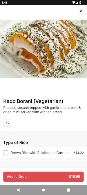 De Afghanan Cuisine Screenshot 3