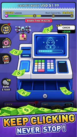 Cashier Clicker: Earn Money Screenshot 0