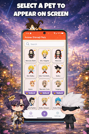Kawaii Chibi Anime On Screen Screenshot 1