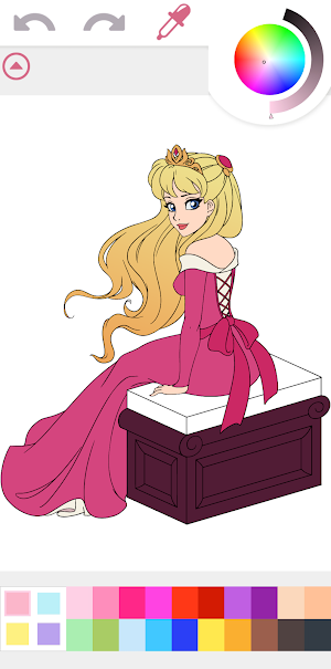 Princess Coloring Book Game Screenshot 3