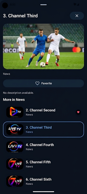 Aura IPTV - TV & VOD Player Screenshot 2