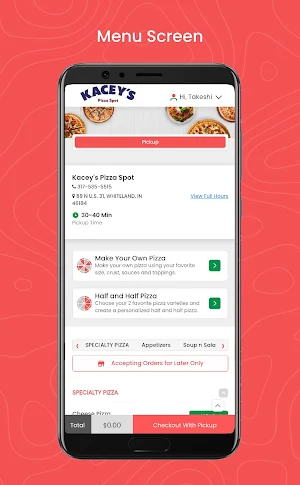 Kacey's Pizza Spot Screenshot 1