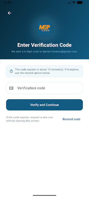MepSupply Customer Screenshot 2