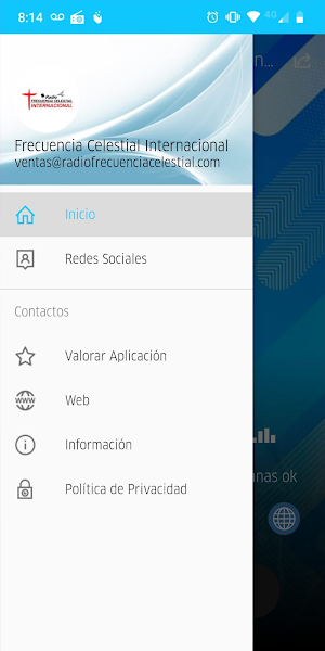 Radio Frecuencia Celestial Internacional Screenshot 1