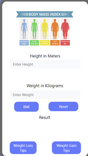 BMI Calculator by Maximus Screenshot 0