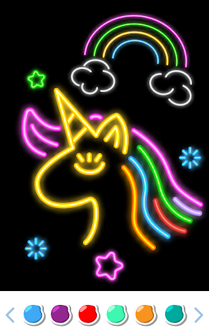 Unicorn Coloring Book & Unicorn Games for Girls Screenshot 3