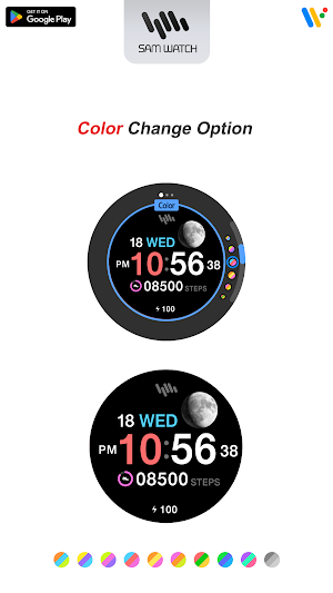 SamWatch Simple G Moon 2024 Screenshot 3