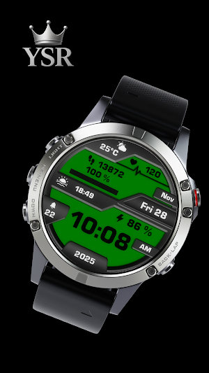 YSR Digital Watch Face Screenshot 3
