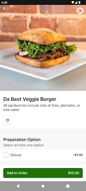 Kale Cafe Juice Bar Screenshot 2