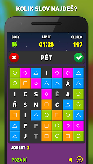 Slovní Puzzle PRO - Česká Slovní Hra Screenshot 3