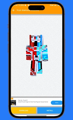 Frost Diamond Skin for MCPE Screenshot 0