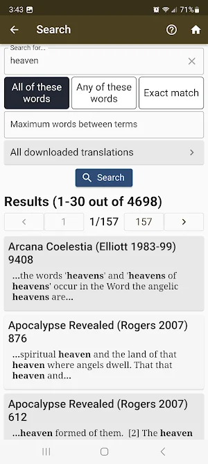 Swedenborg Reader Screenshot 3