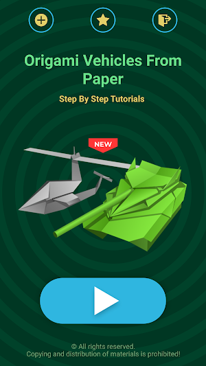 Origami Vehicles: Cars & Tanks Screenshot 2