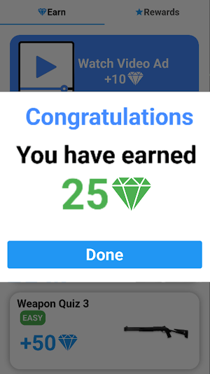 FFire Diamond Reward Quiz Screenshot 2