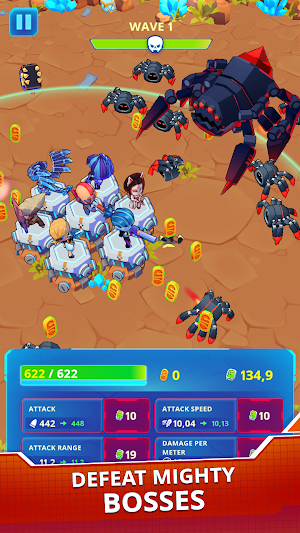 Base Astro Defense: Idle TD Screenshot 0