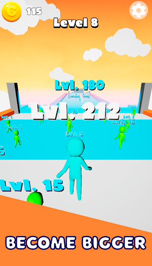 Size Man - Scale Up Run Game Screenshot 1