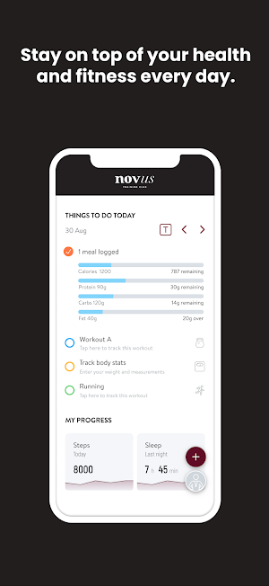 Novus Training Club Screenshot 1