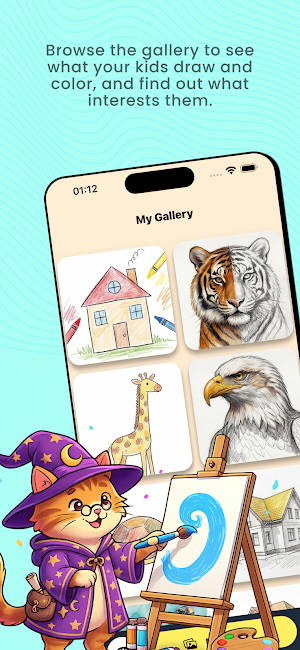 Drawizard: Kids Drawings AI Screenshot 1