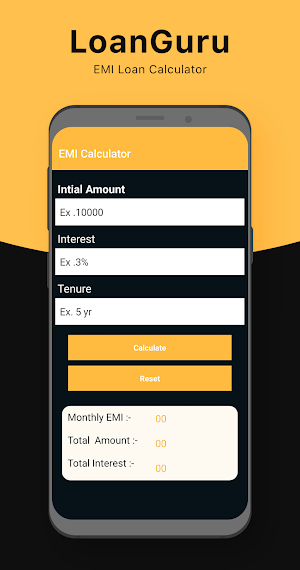 LoanGuru - EMI Loan Calculator Screenshot 1