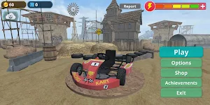 Racing Kart 3D: Desert race Screenshot 0