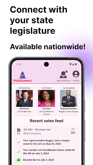 PolitiConnect Screenshot 0